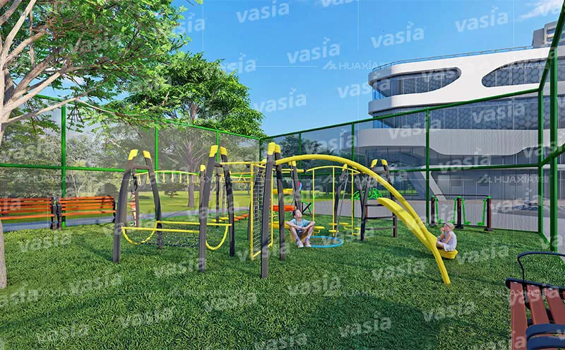 Commercial Playground Climbing Structures