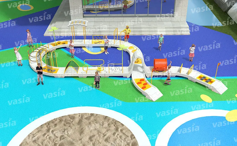 Little Kids Outdoor Parkour Course