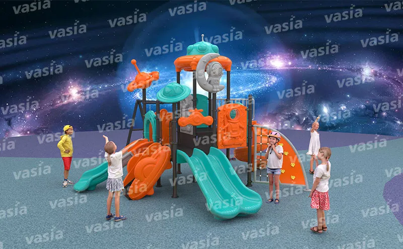 Children Outdoor Equipment Playground with Slide