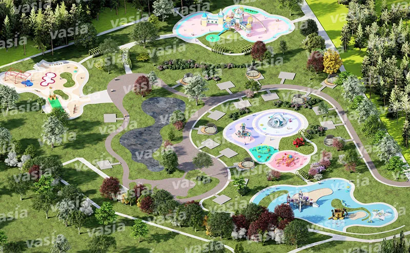 Customized JungleGym Outdoor Slides