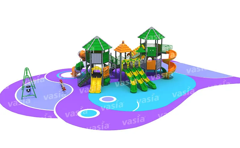 Family Outdoor Slide Unit
