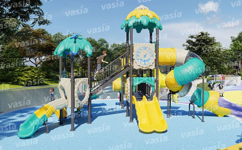 Forest Themed Small Outdoor Slide