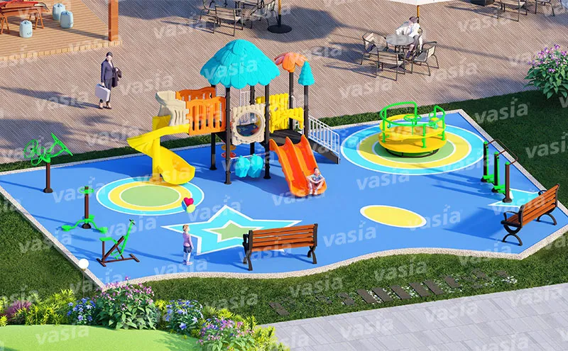 /Fun Colourful Outdoor Playground