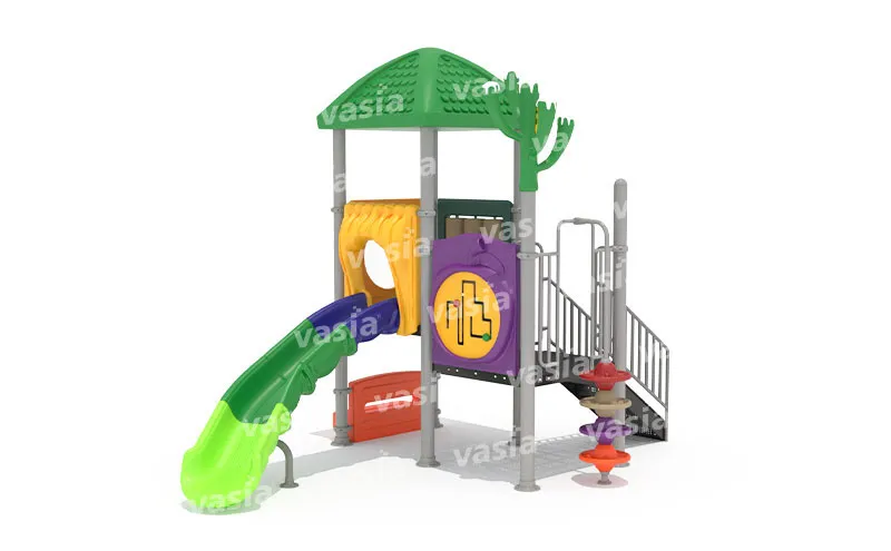 Outdoor Plastics Slide Play Area
