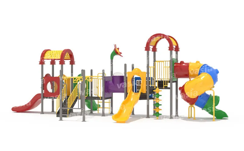 Outdoor Plastics Slide Play Area