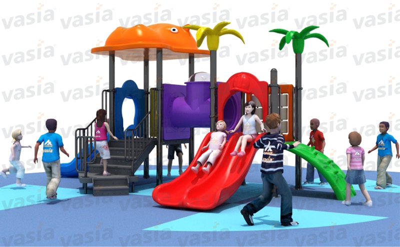 Fun Swing and Slide Playground