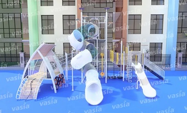 playground safety inspections, commercial play structures, outdoor fitness maintenance, UV-resistant play materials, HuaXia playground solutions