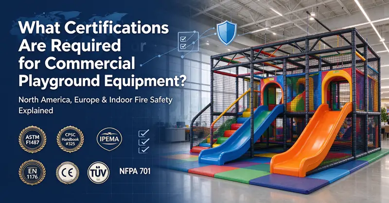 Commercial playground factory and finished play structure, supplier assessment including production workshop, safety certificates, custom design, after sales service and project case references